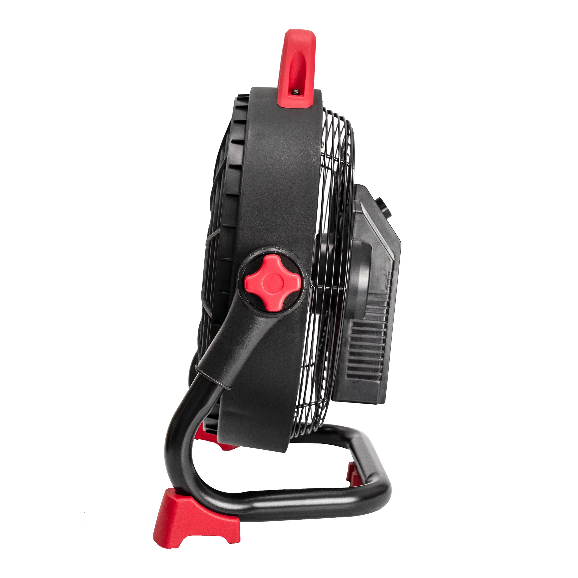 Hyper Tough New 12 inch Rechargeable Battery Powered Floor Fan Black - Cheap Fitting