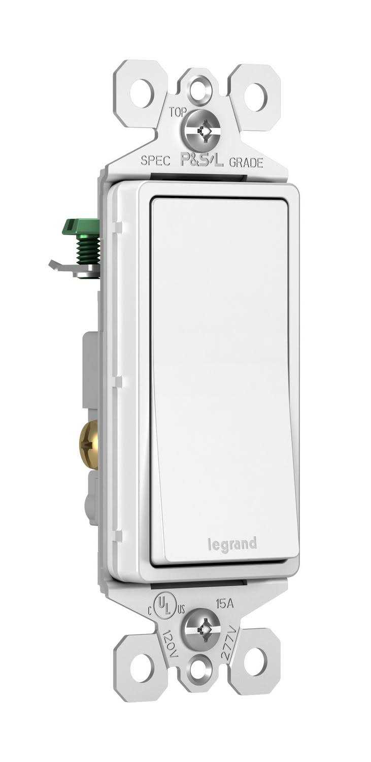Legrand – TM870W – Single-Pole Switch – Radiant White - Cheap Fitting