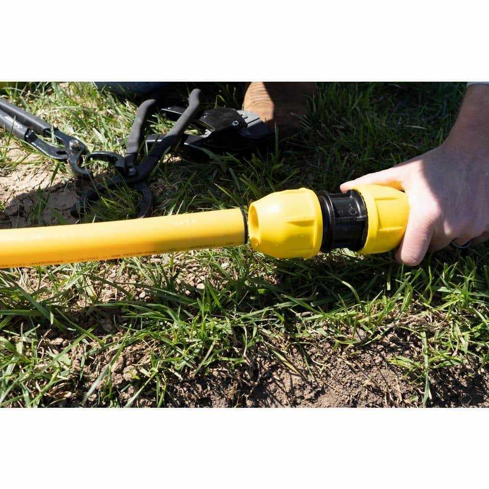HOME-FLEX IPS Underground Yellow GAS Pipe - Cheap Fitting