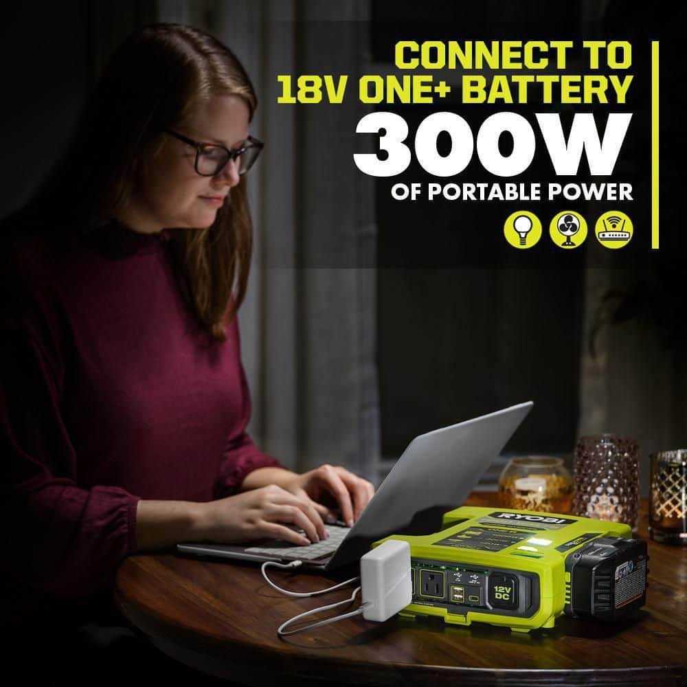 RYOBI ONE+ 18V 1000-Watt Max 12-Volt Automotive Power Inverter - Cheap Fitting