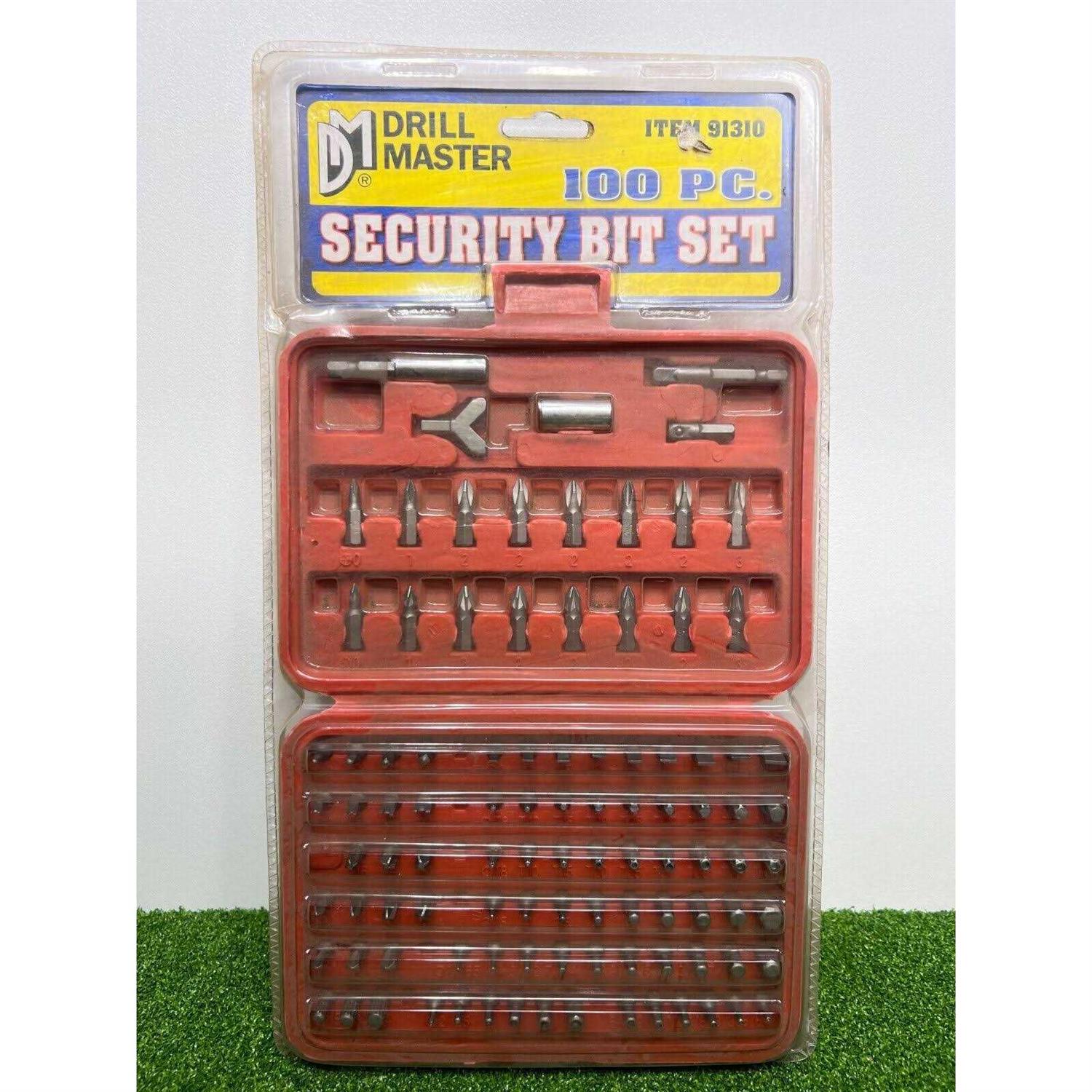 Drill Master 100 Piece Security Bit Set - Cheap Fitting