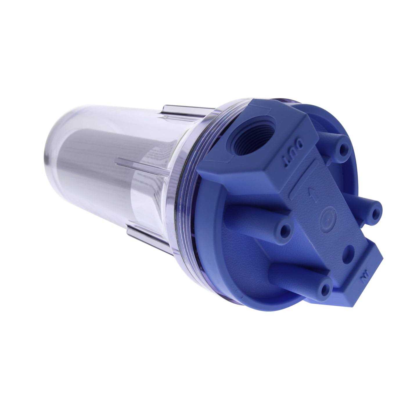 Pentek-150072 #10 Standard Blue/Clear Filter Housing - Cheap Fitting