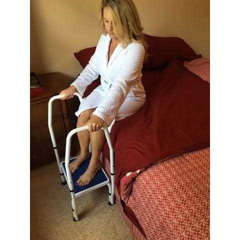 Platinum Health AdjustaStep DoubleSafe Deluxe Step Stool/Footstool with Dual Handle/Handrail - Cheap Fitting