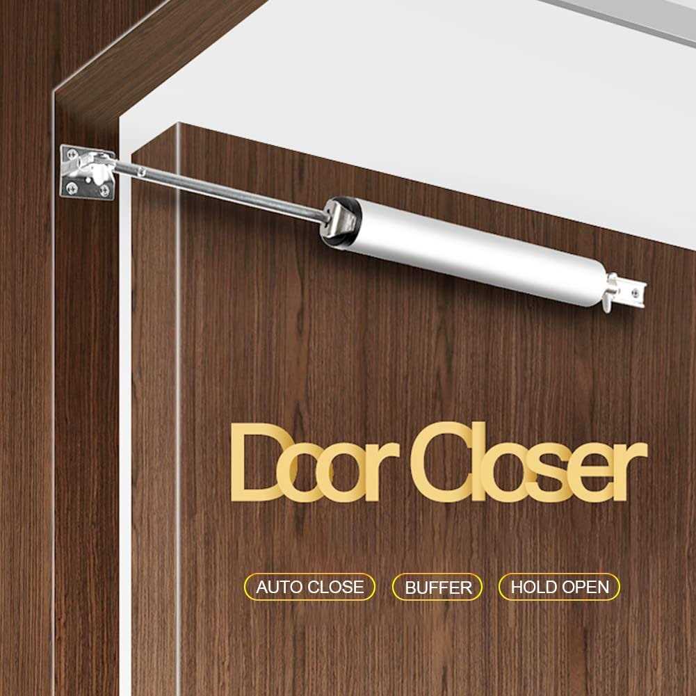 Standard Duty Pneumatic Door Closer Window Closer Snap Plate Hold Open Feature & Smooth Closing Motion - Cheap Fitting