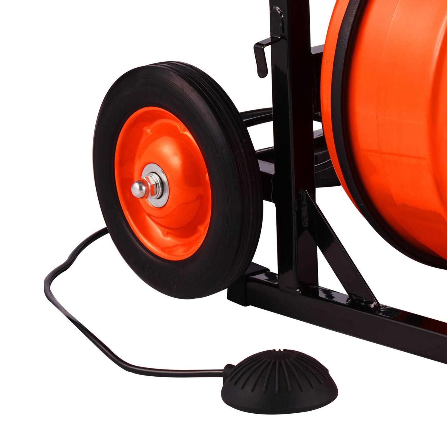 VEVOR Drain Cleaning Machine 100 ft. x 1/2 in. Drain Auger Cleaner Auto Feed with Sewer Snake 4 Cutter for 1 in. to 4 in. Pipe - Cheap Fitting