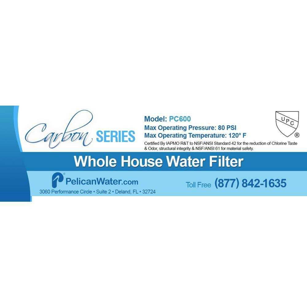 Pentair Carbon Replacement Media for PC600 Whole House Drinking Water Filter PC600-R - Cheap Fitting