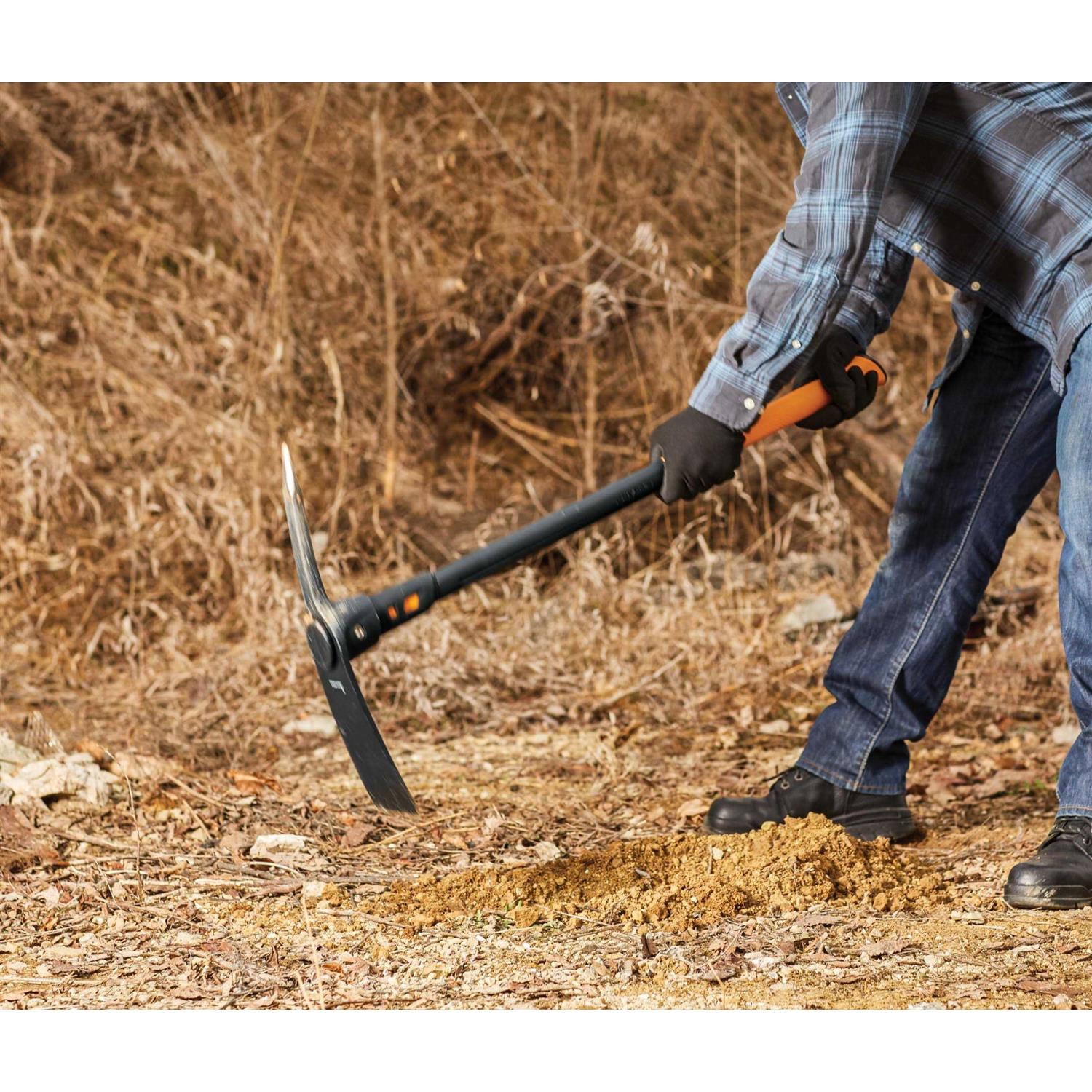 Fiskars IsoCore 5 lb Double Bit Splitting Pick Fiberglass Handle - Cheap Fitting