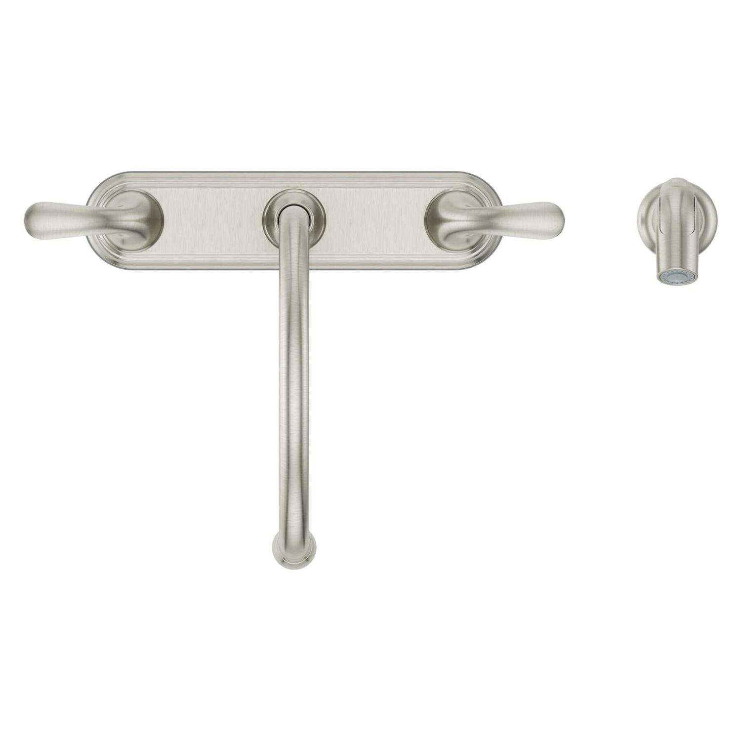 Pfister G136-500S Series 2-Handle Kitchen Faucet with Side Spray - Cheap Fitting