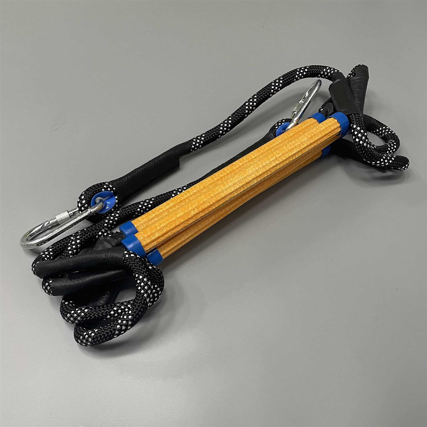 MVBouresu Boat Rope Ladder Heavy Duty Climbing Rope 400Lbs Strength - Cheap Fitting