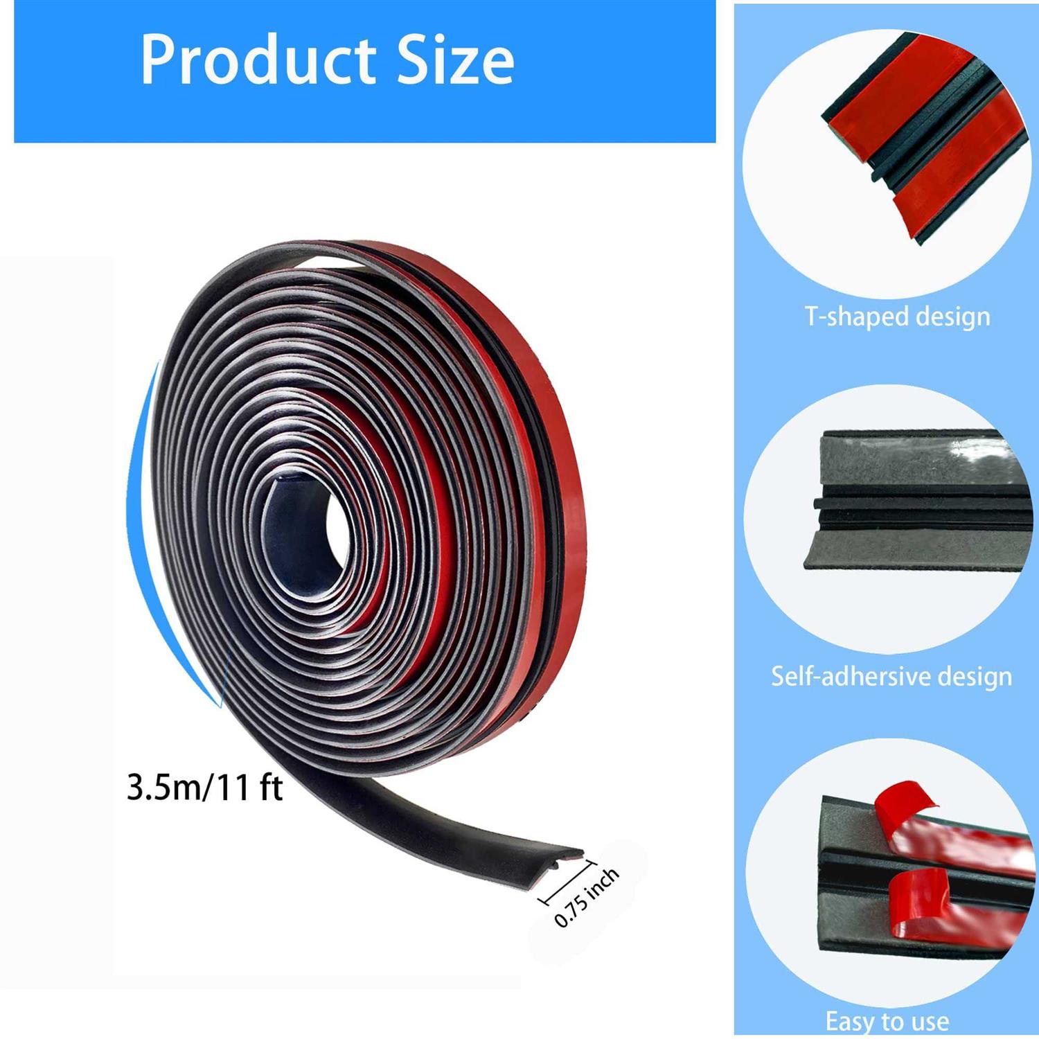 YCooiFo Windshield Rubber Seal T Shape Seal Strip Windshield - Cheap Fitting