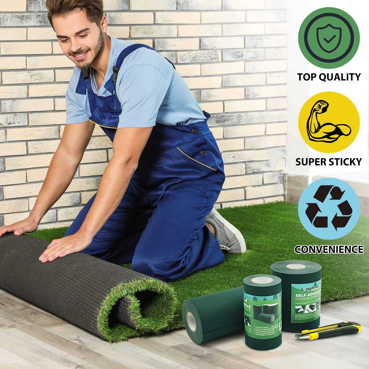 Artificial Grass Seaming Tape Turf Synthetic Grass - Cheap Fitting
