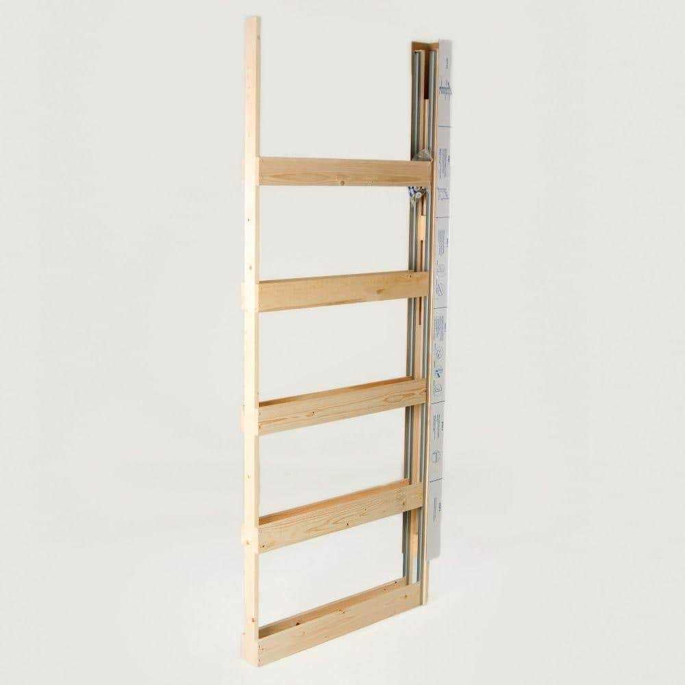 A & F Wood 80 in. Pocket Door Frame - Cheap Fitting