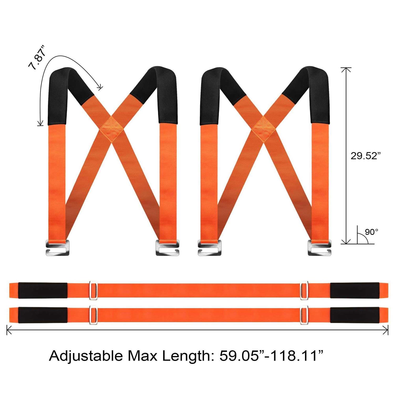 Hqqnuo Moving Straps, 2-Person Shoulder Lifting and Moving System for Appliances, Furniture, Mattresses or Heavy Objects up to 8 - Cheap Fitting