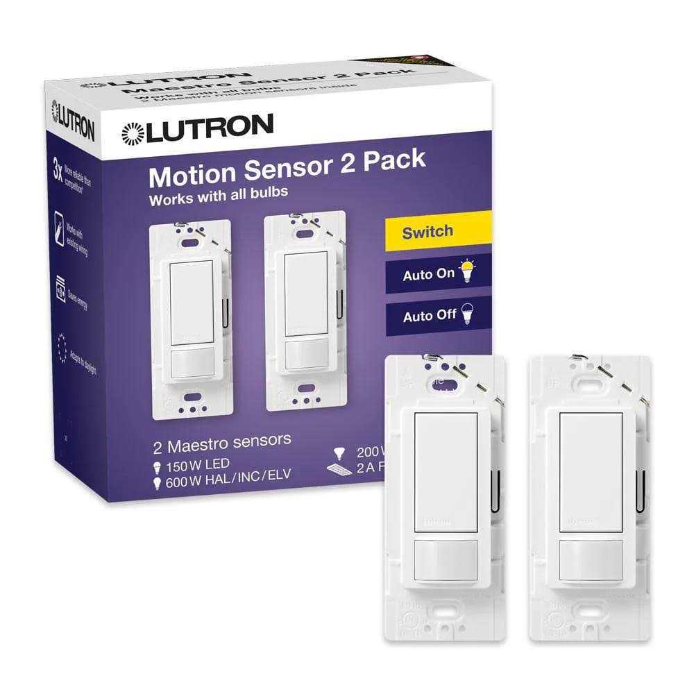 Lutron MS-OPS2-WH-2 Maestro Motion Sensor Switch - Cheap Fitting