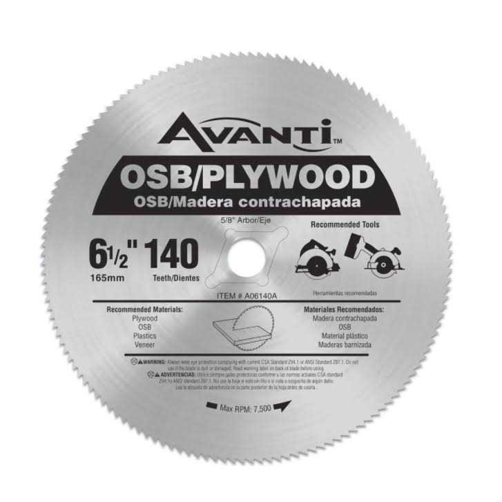 Avanti 5-1/2 in. X 100-Tooth OSB/Plywood Circular Saw Blade - Cheap Fitting