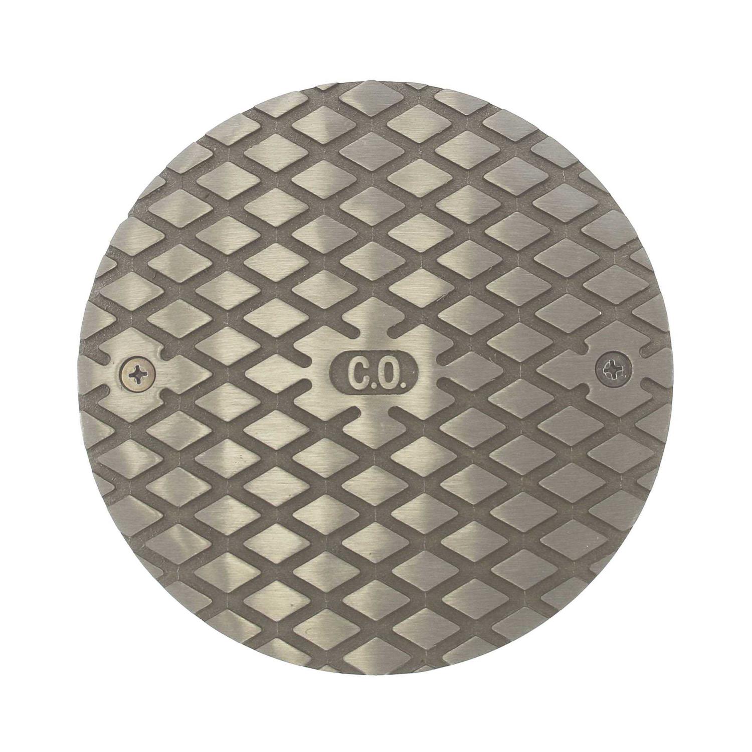 Jones Stephens 6 Polished Brass Round Cast Cleanout Cover C60500 - Cheap Fitting
