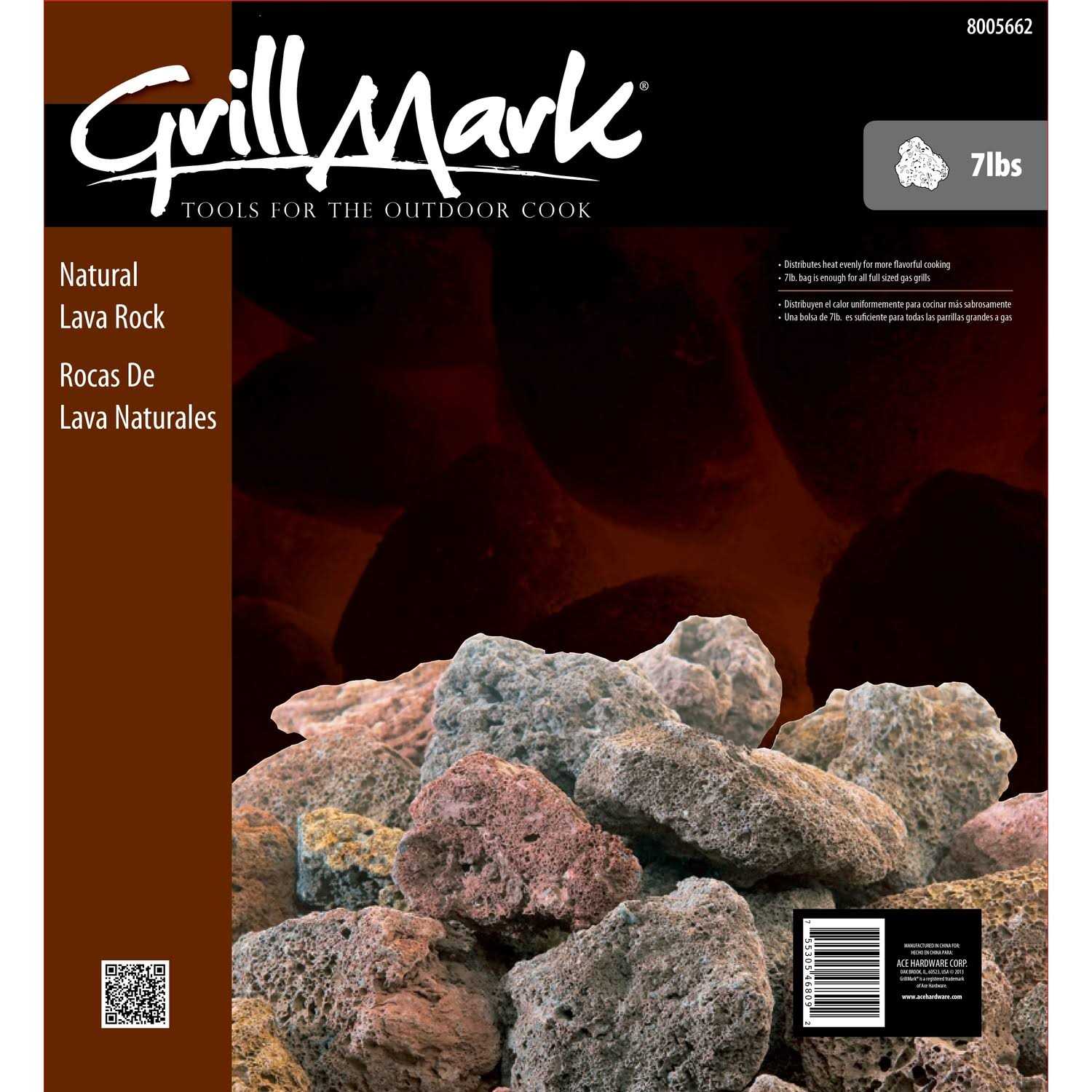 Grill Mark All Natural Lava Rock Briquettes 7 lb - Cheap Fitting