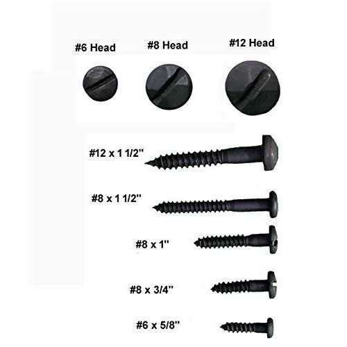 Wild West Hardware Rustic Pyramid Head Wood Screws #8 X 3/4 - Cheap Fitting