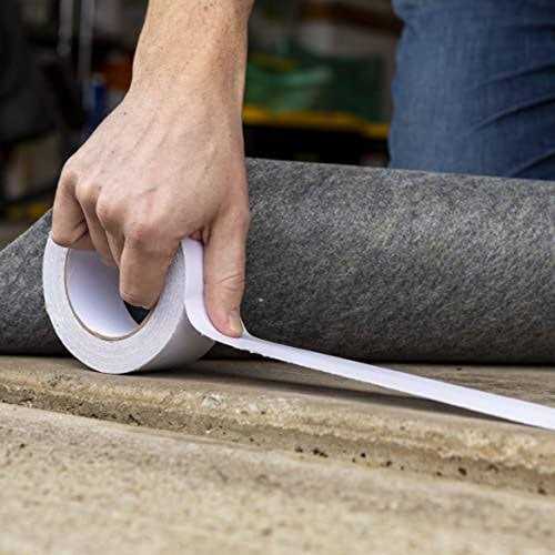 Duck 2.44 in. x 15 ft. White Indoor/Outdoor Seaming Carpet Tape - Cheap Fitting