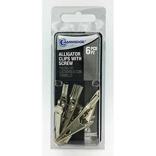 Cambridge Alligator Clips with Screw 1015650 - Cheap Fitting