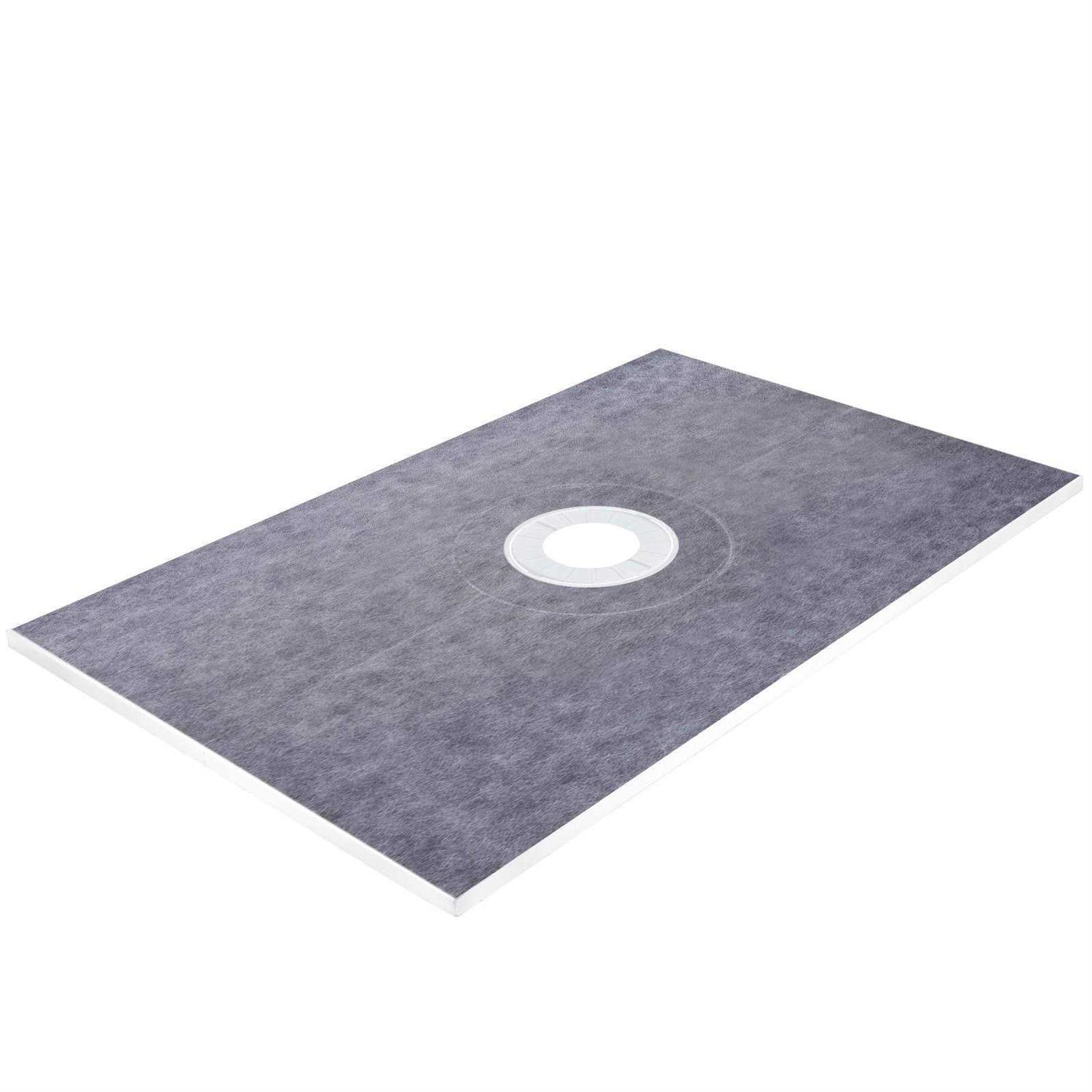 VEVOR Shower Curb Kit Watertight Shower Curb Overlay with 4 ABS Central Bonding Flange - Cheap Fitting