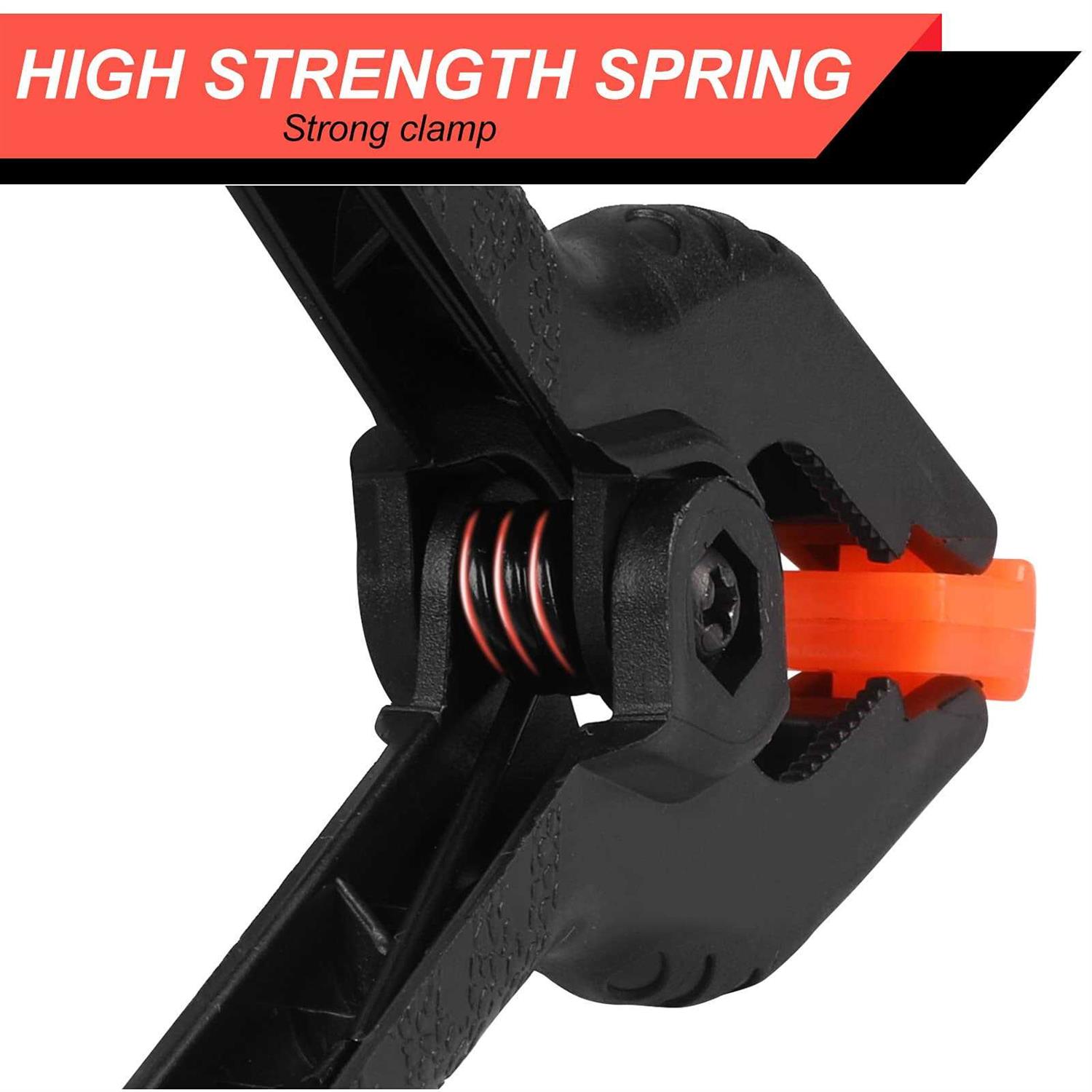 Romeda 12 Pack Plastic Spring Clamps 3.5inch Small Heavy Duty Clips for Crafts - Cheap Fitting