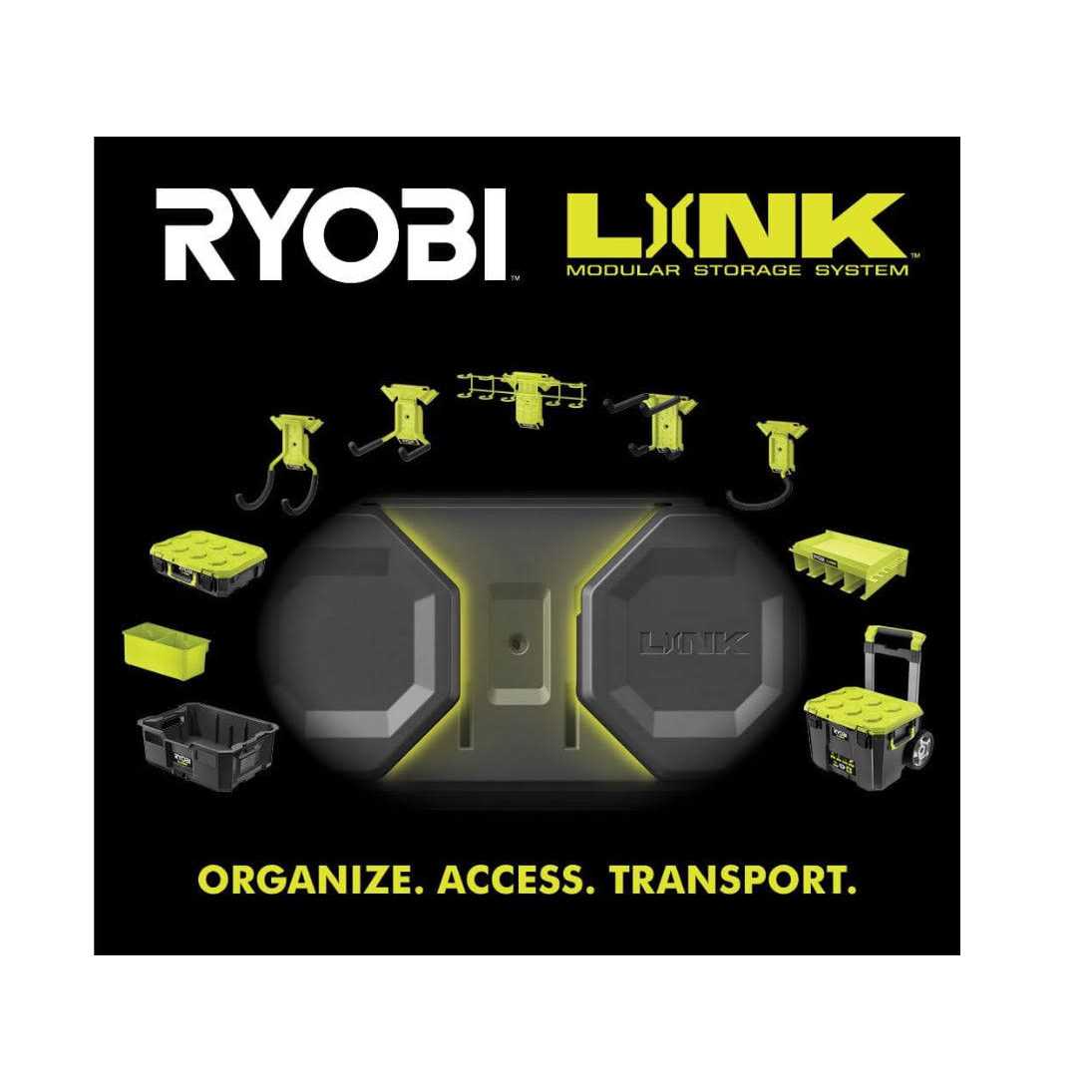 RYOBI LINK 7-Piece Wall Storage Kit STM503K - Cheap Fitting