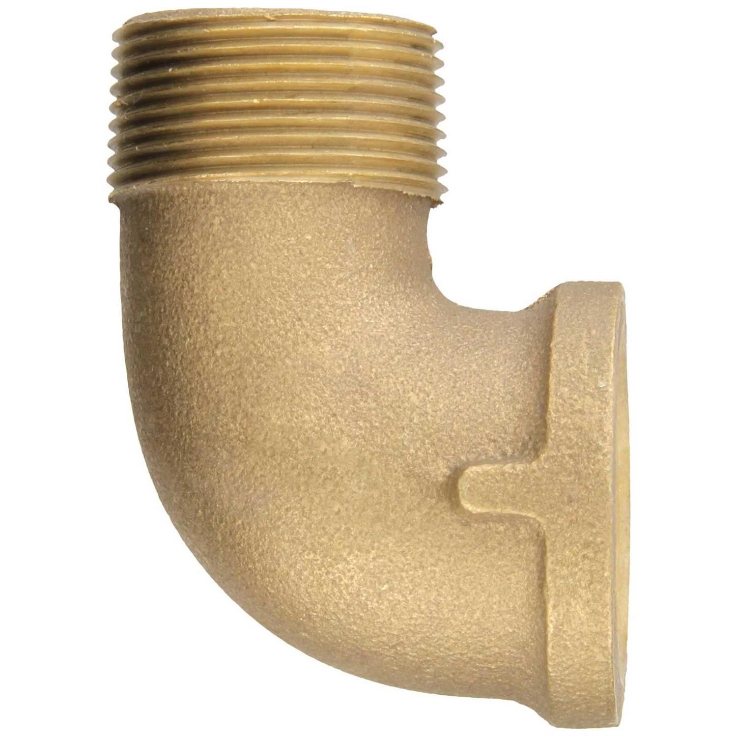 Anderson Metals 38116 Red Brass Pipe Fitting 90 Degree Street Elbow - Cheap Fitting