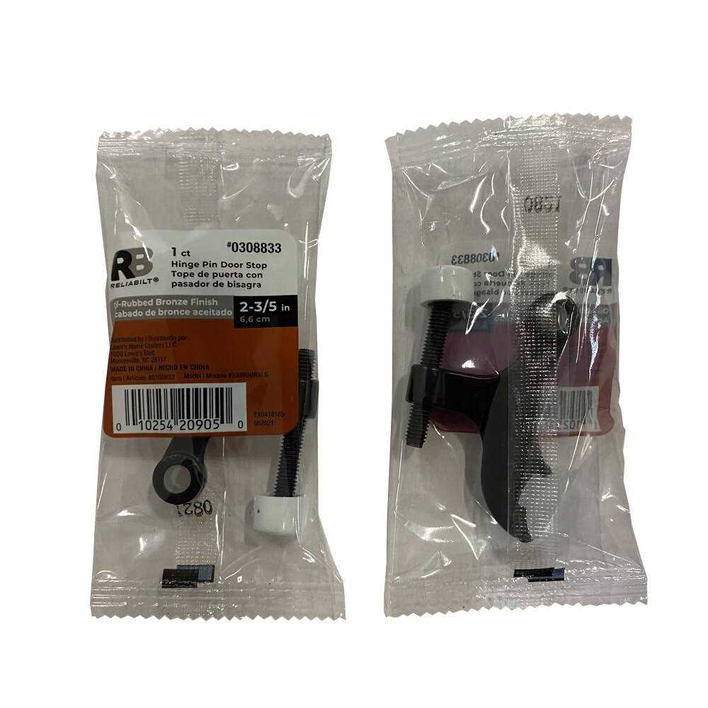 ReliaBilt 2-3/5-in Oil-Rubbed Bronze Hinge Pin Door Stop Rubber - Cheap Fitting
