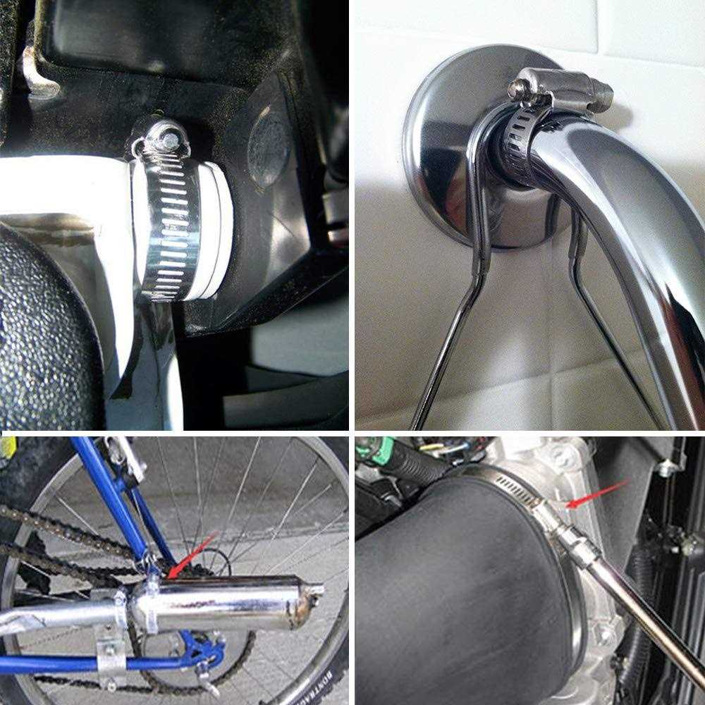 Zipcci Hose Clamp Stainless Steel Worm Gear fuel line Hose clamps - Cheap Fitting