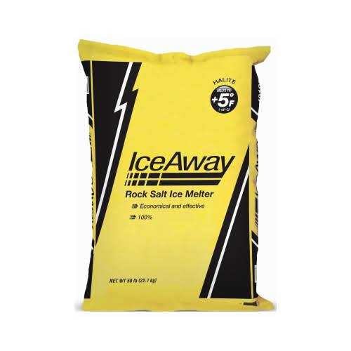 Ice-A-Way Rock Salt Ice Melt - Cheap Fitting
