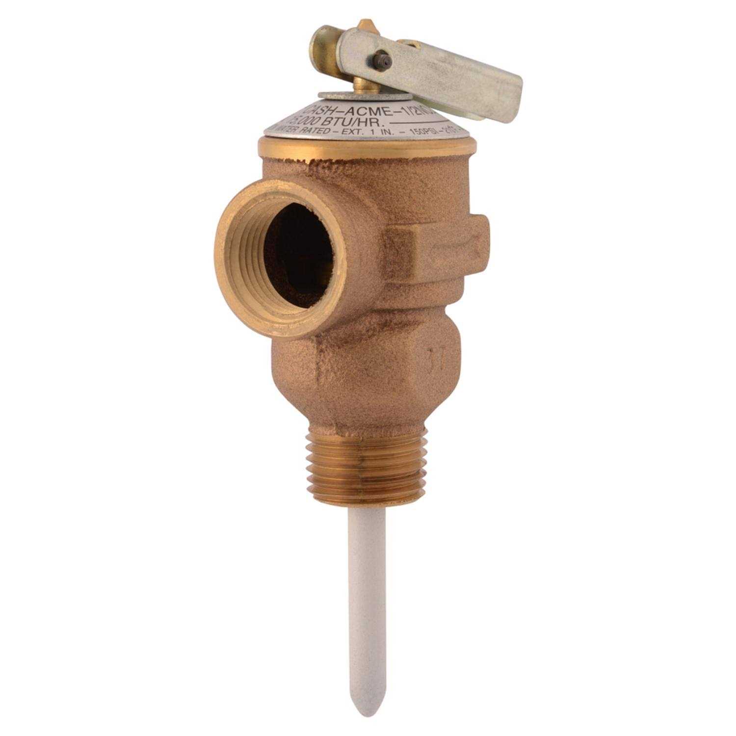 Cash Acme Temperature and Pressure Relief Valve 16481A-0125 - Cheap Fitting