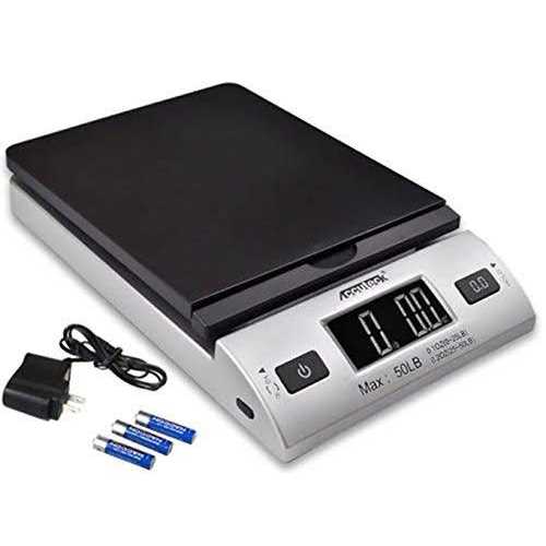 Accuteck All-in-1 Series W-8250-50bs A-pt 50 Digital Shipping Postal Scale with Ac Adapter - Cheap Fitting