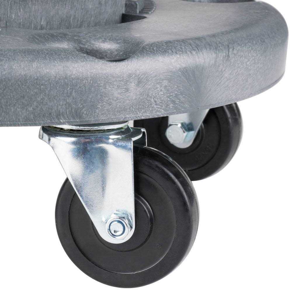 Farag Janitorial Trash Can Dolly Heavy-duty 5 Caster - Cheap Fitting