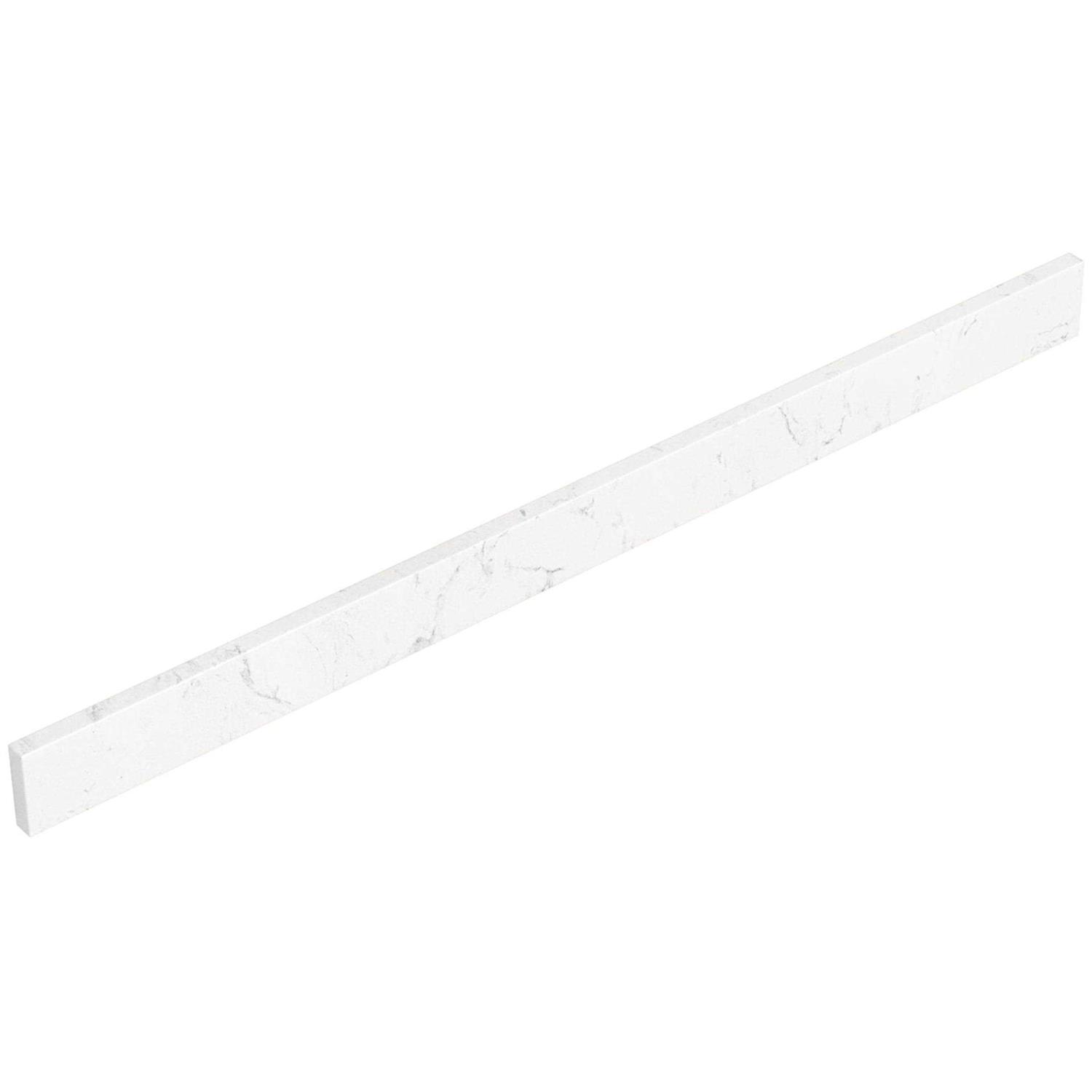 Wyndham Collection 42 in. Cultured Marble Backsplash in White - Cheap Fitting