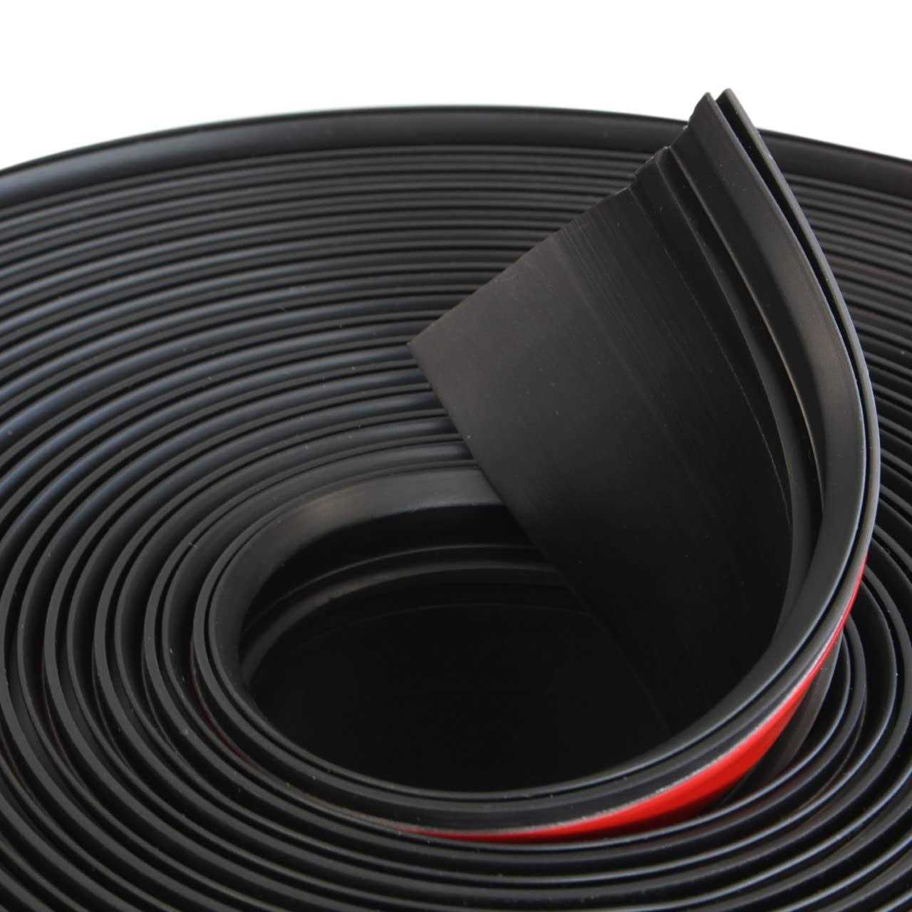 HCC Auto RV Slide Out Black Rubbers 018-312-EKD & 018-341 EK 1′ x 15/16′ x 35′ D-Seal Wiper & 1/2′ x 2.75′ x 35′ Seal Base - Cheap Fitting