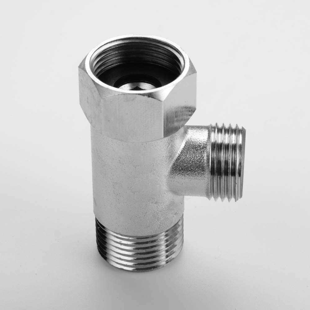 Rewee Bidet Connector Solid Brass T-Adapter - Cheap Fitting