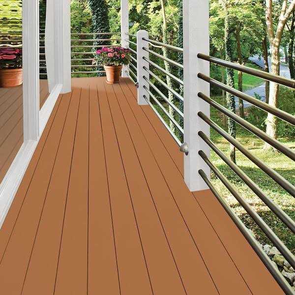 BEHR Premium 1 gal. #SC-533 Cedar Naturaltone Solid Color Waterproofing Exterior Wood Stain and Sealer - Cheap Fitting