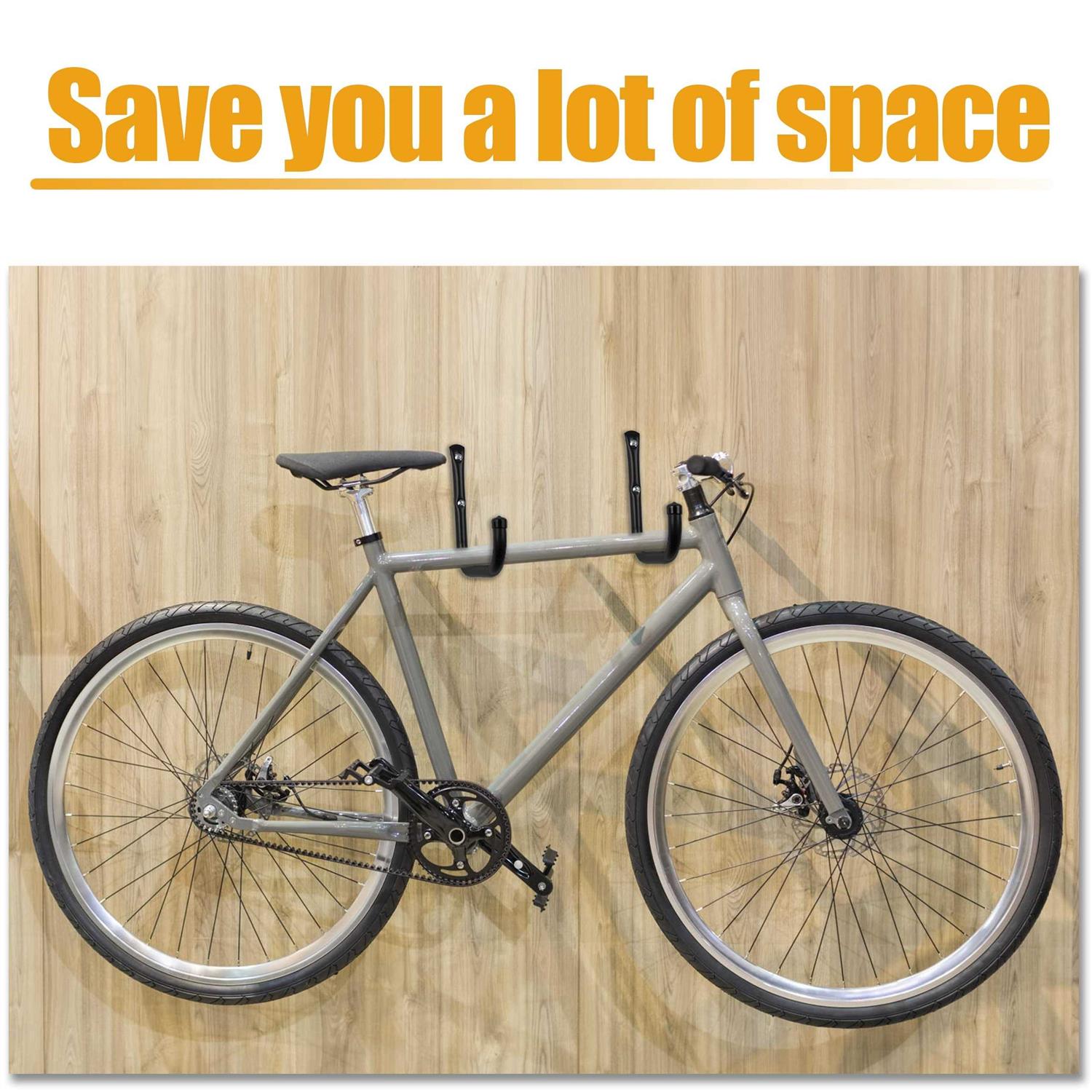 KURUI Ladder Hooks for Garage Wall 4 Pack Large Garage Storage Hanger for Bike Extension Cord Tool Cable - Cheap Fitting