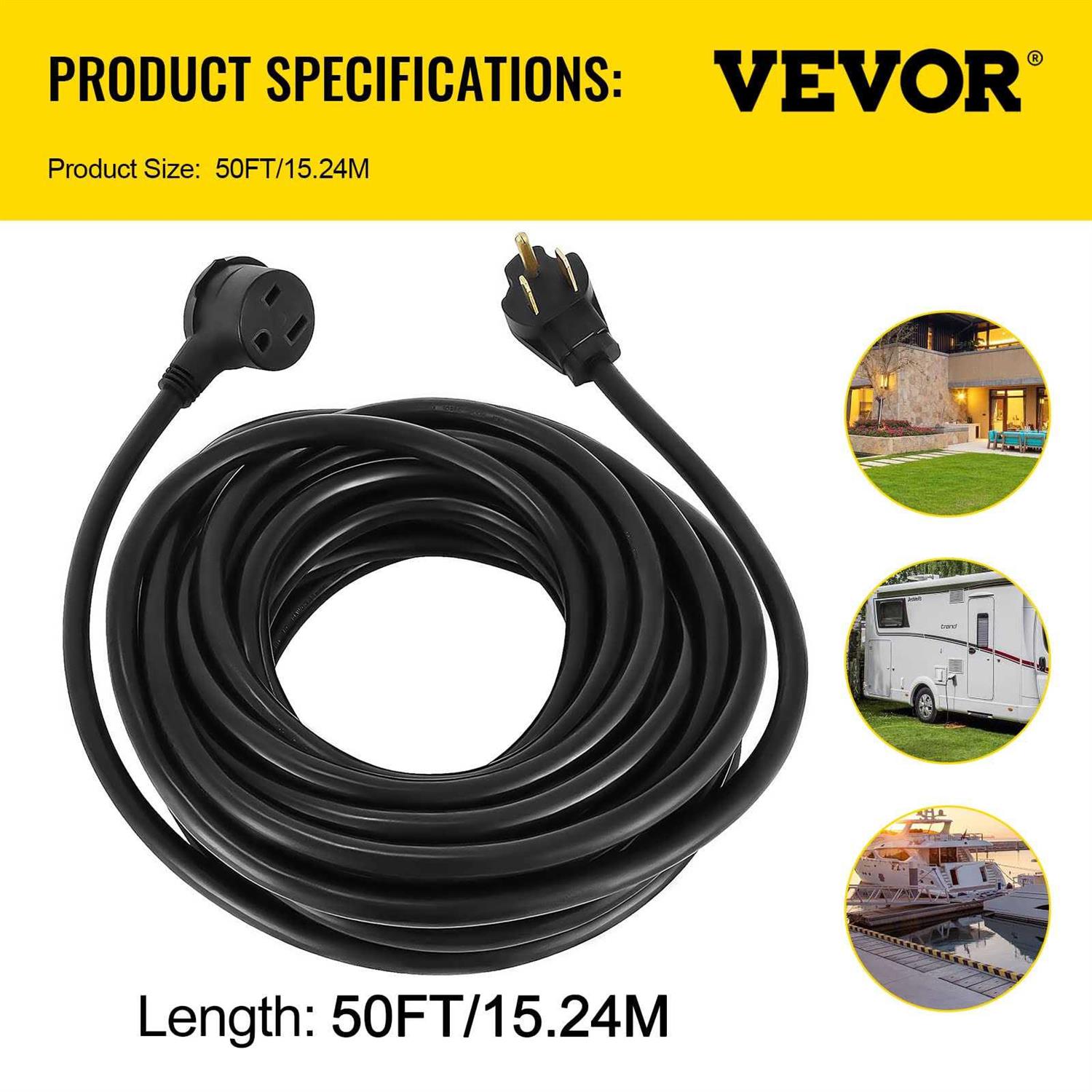 VEVOR Welder Extension Cord 50Amp - Cheap Fitting