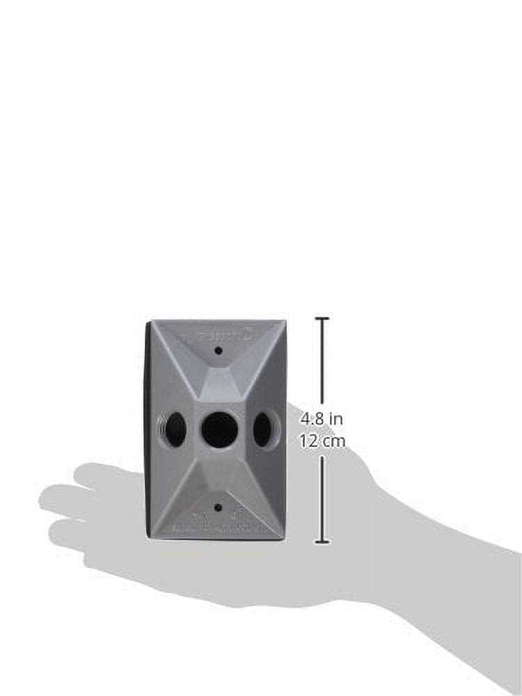 Hubbell Weatherproof Double Lampholders Rectangular Cover 5621-0 - Cheap Fitting