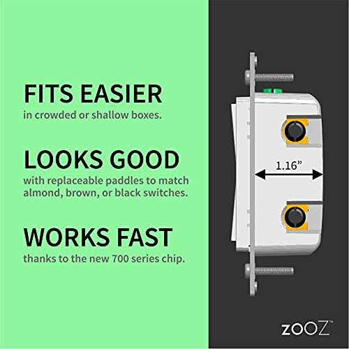 Zooz 700 Series Z-Wave Plus Dimmer Switch Zen72 - Cheap Fitting