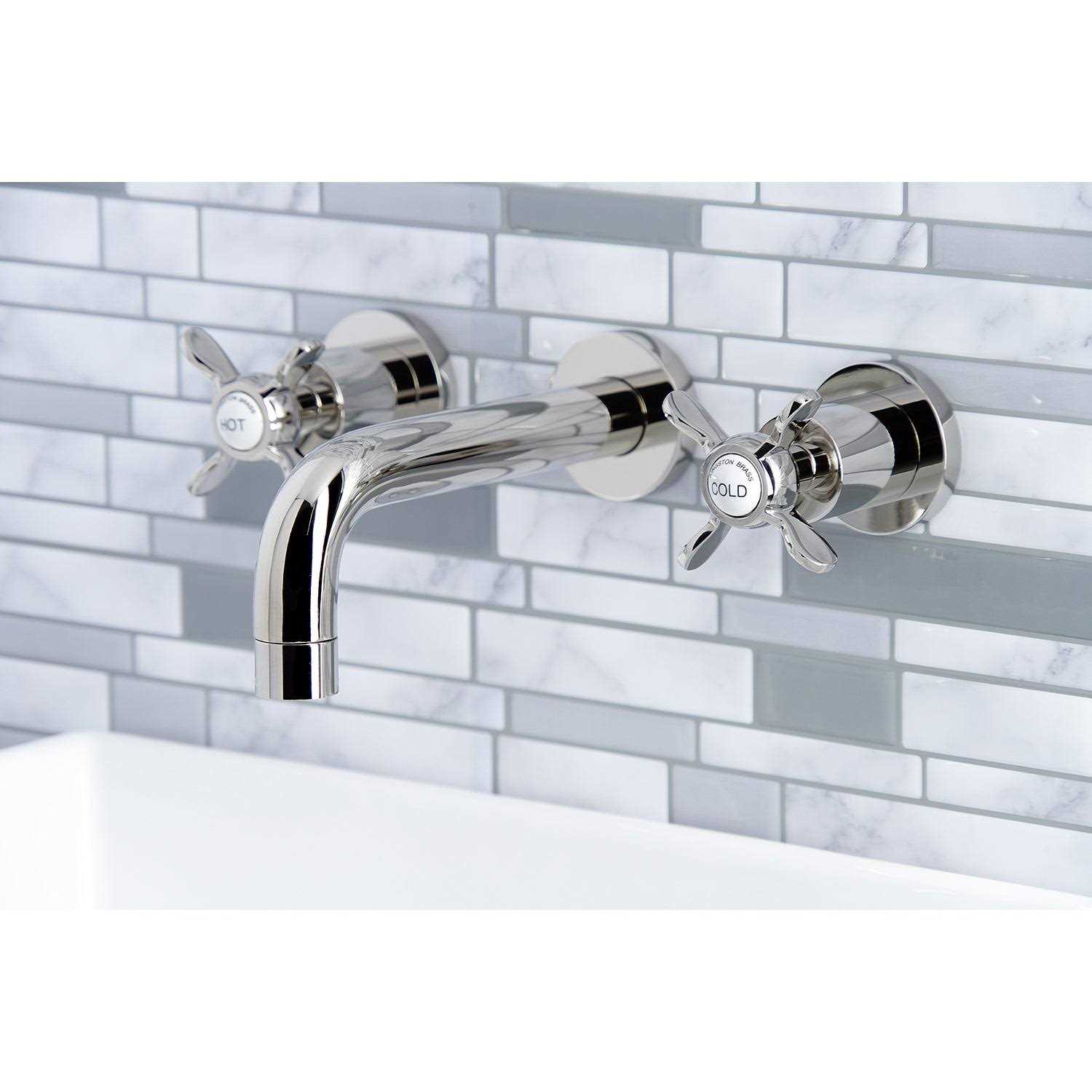 Kingston Brass Essex 2-Handle 8 in. Wall Mount Bathroom Faucet - Cheap Fitting