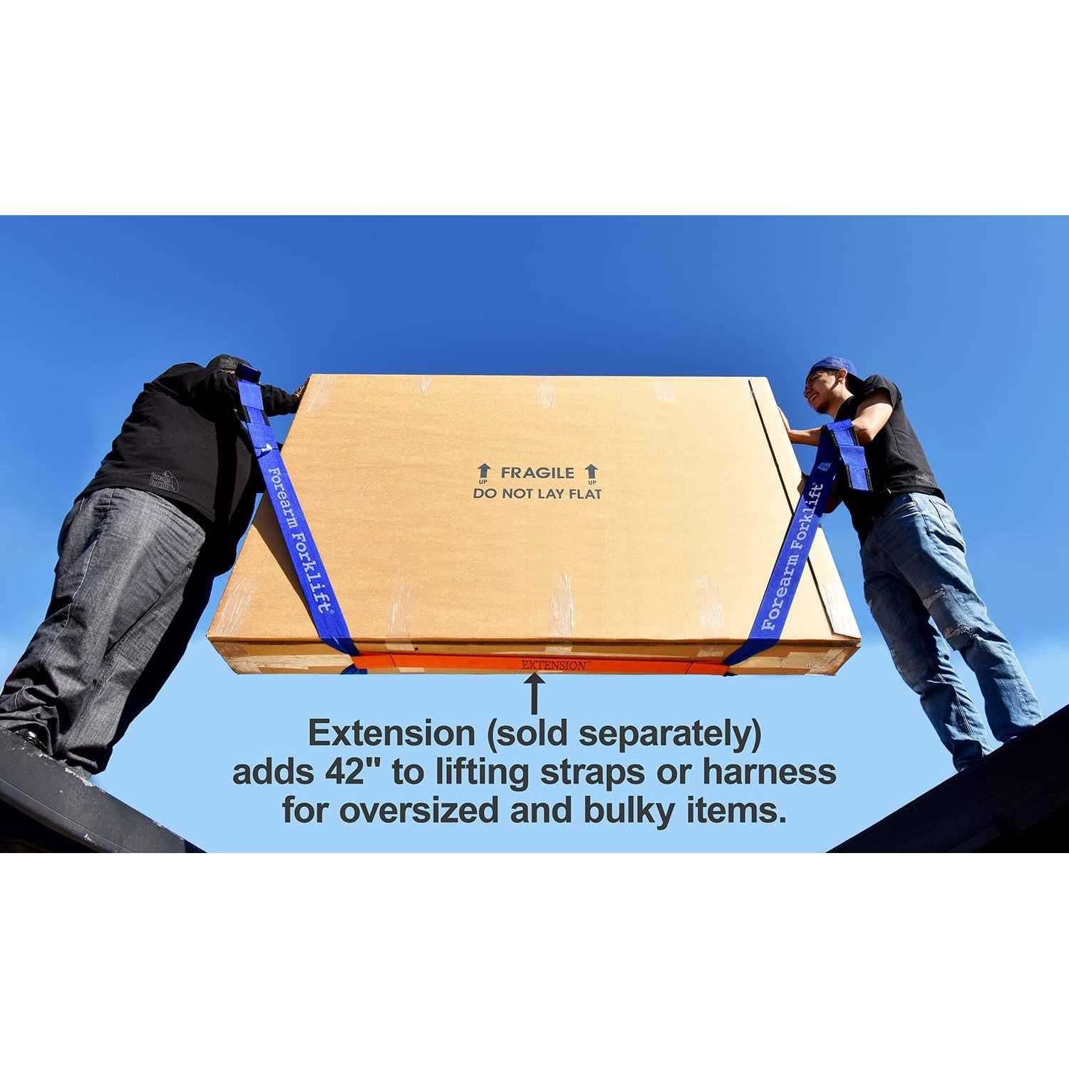 Forearm Forklift 9.4 ft. L x 3 in. Moving Straps - Cheap Fitting