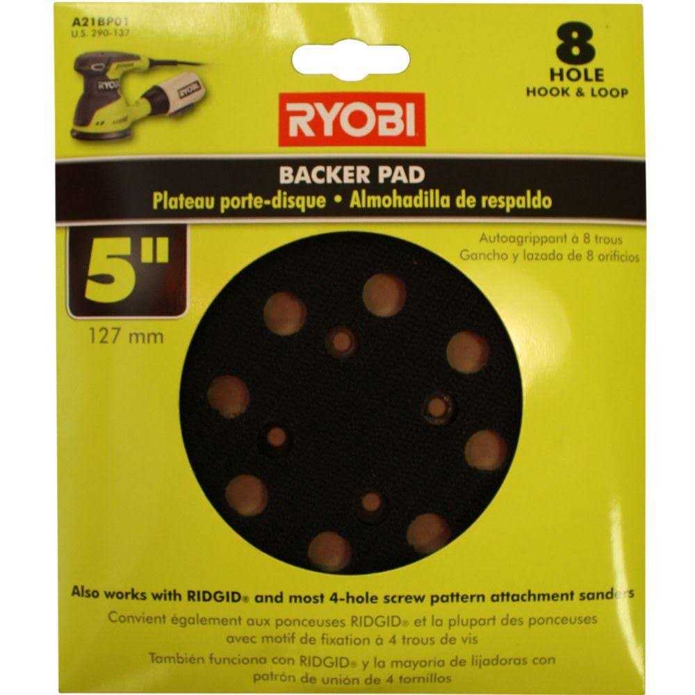 Ryobi 5 in. Backer Pad for Orbital Sanders - Cheap Fitting