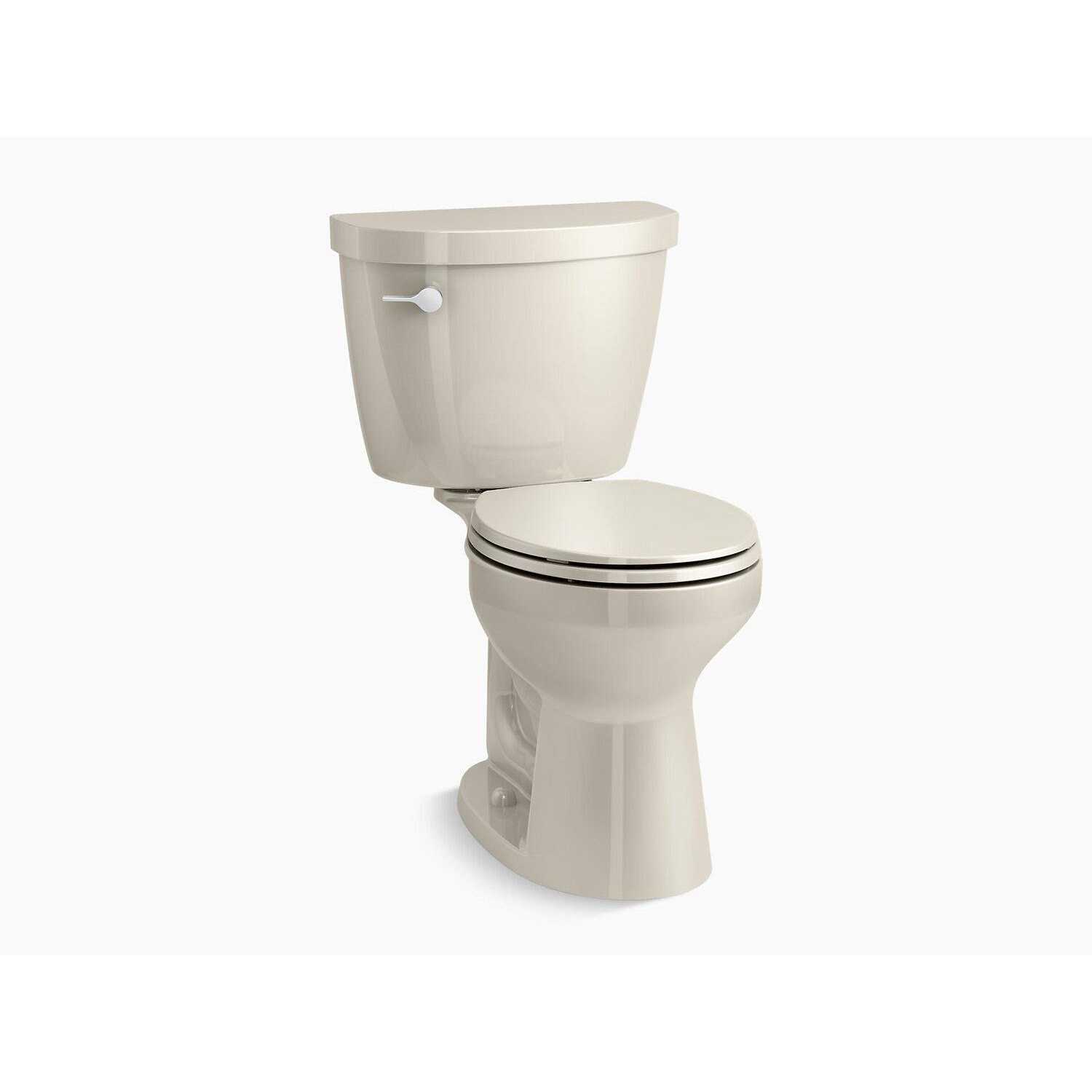 Kohler Cimarron Round-front chair-Height Toilet Bowl - Cheap Fitting