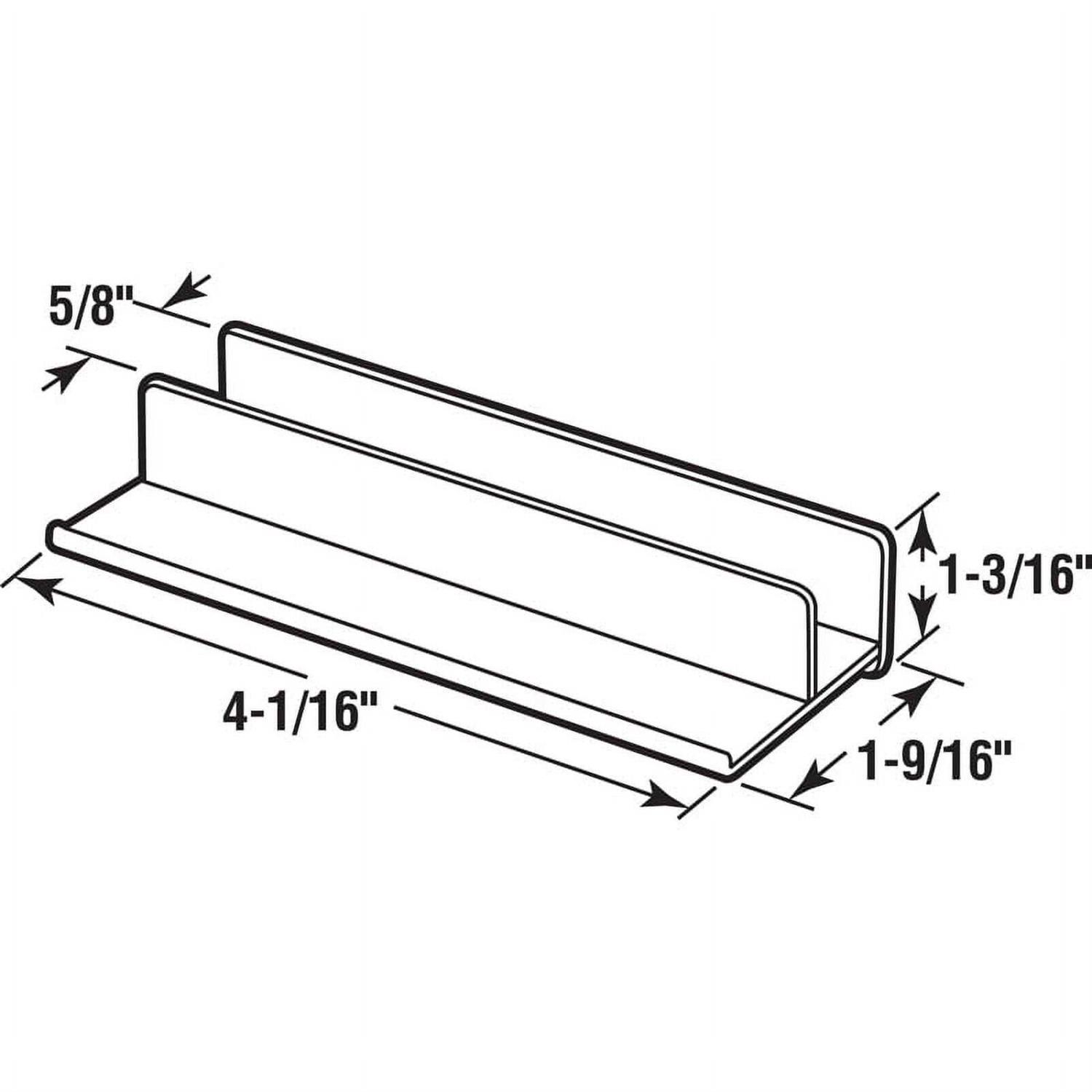 Prime-Line Sliding Shower Door Bottom Guide - Cheap Fitting