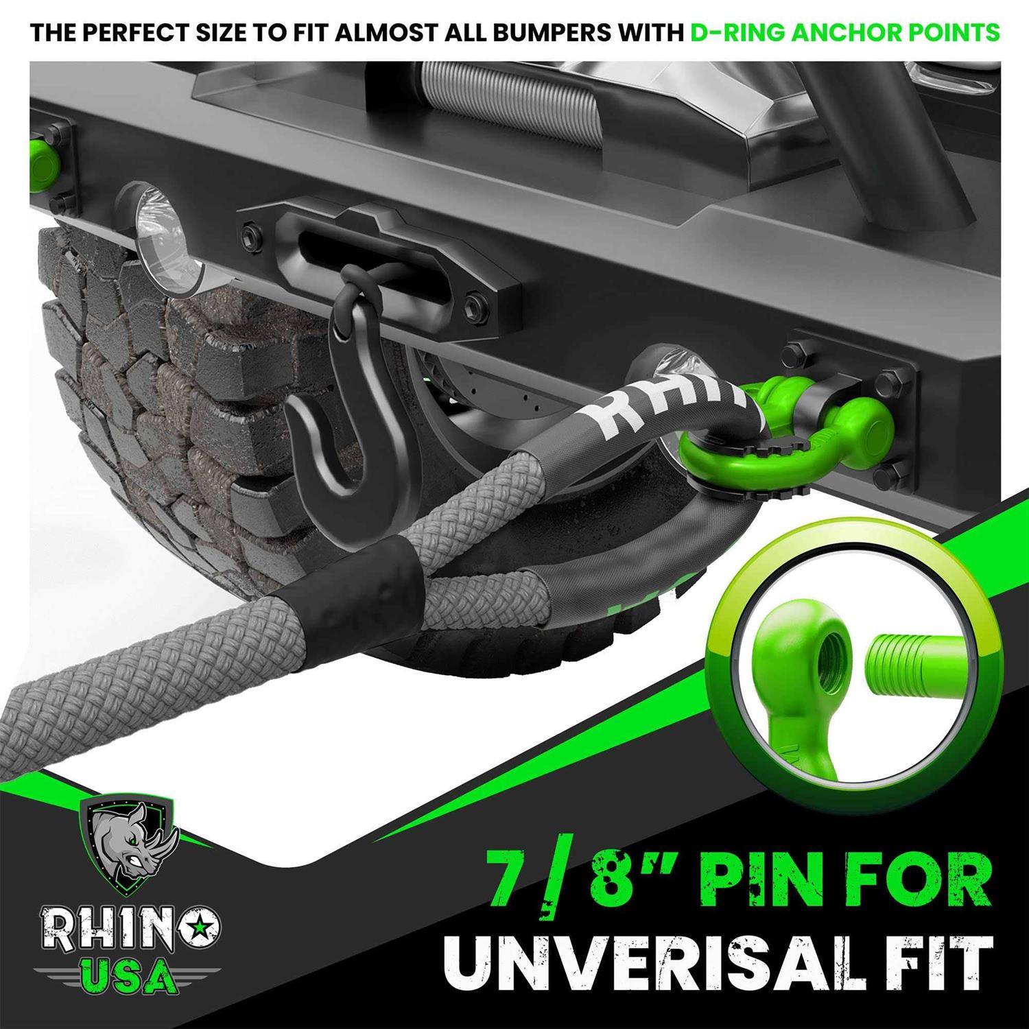 Rhino USA D-Ring Shackle - Cheap Fitting