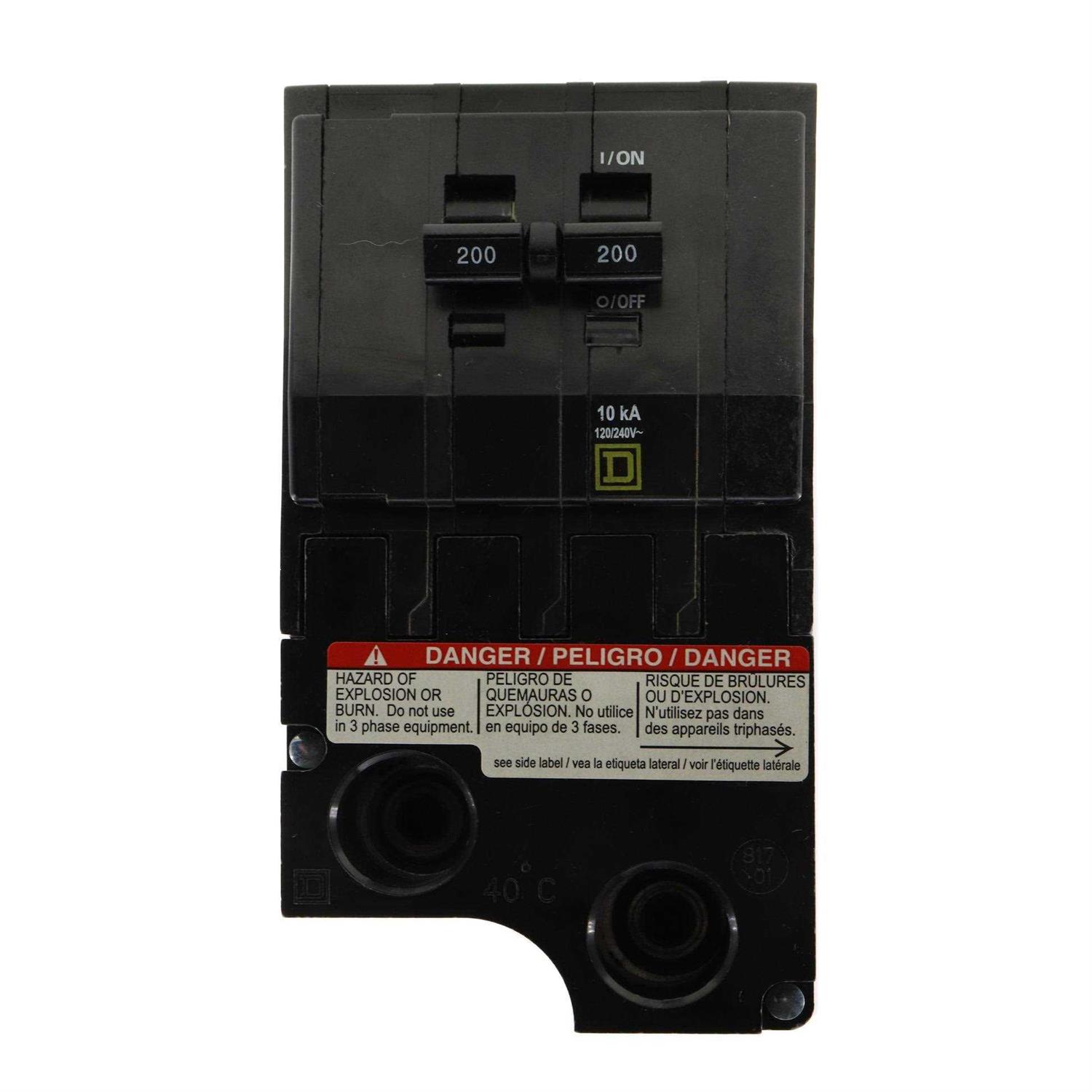 Square D QO2200 Circuit Breaker - Cheap Fitting