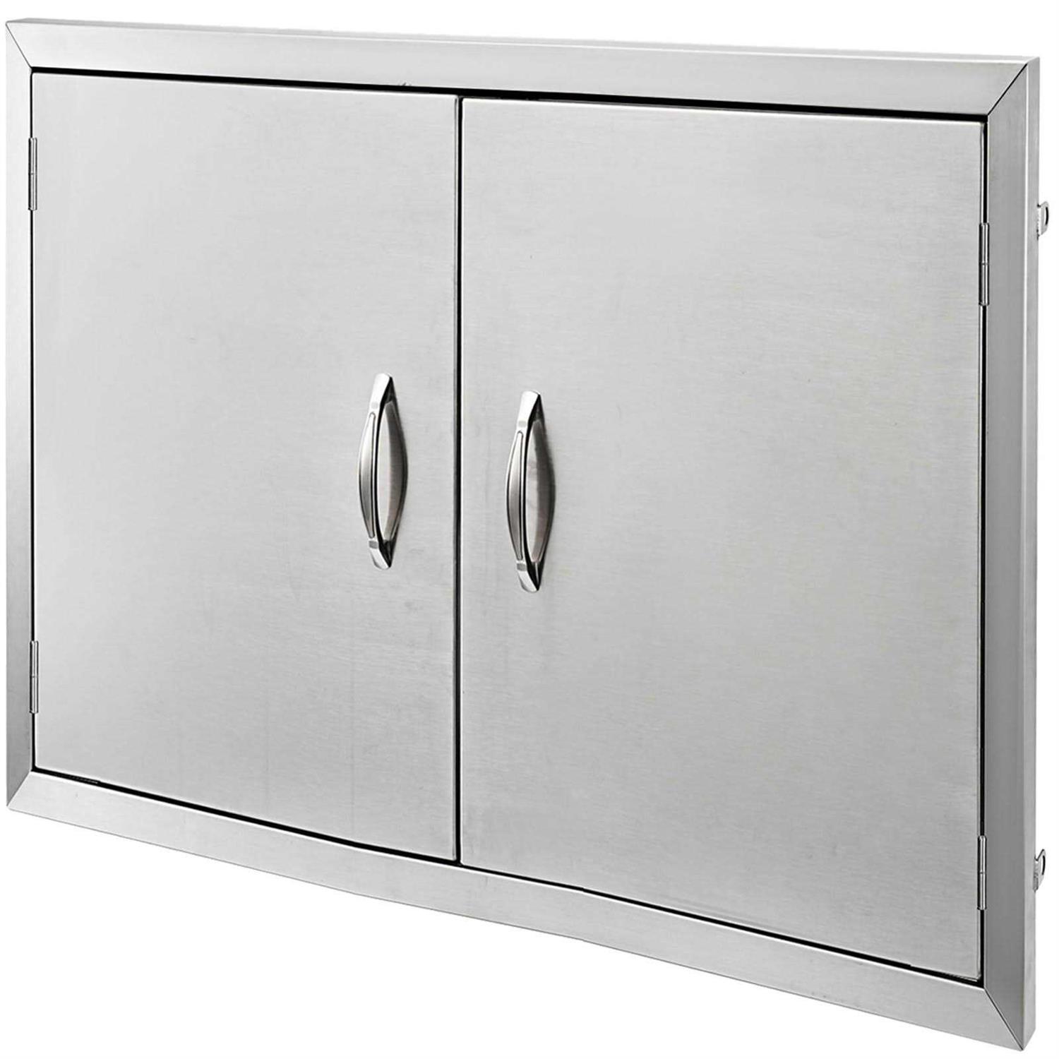 VEVOR Double Walled Access Door 24 Outdoor Kitchen Bbq Island 304 Stainless Steel 24-24BXGCFSKM0001V0 - Cheap Fitting